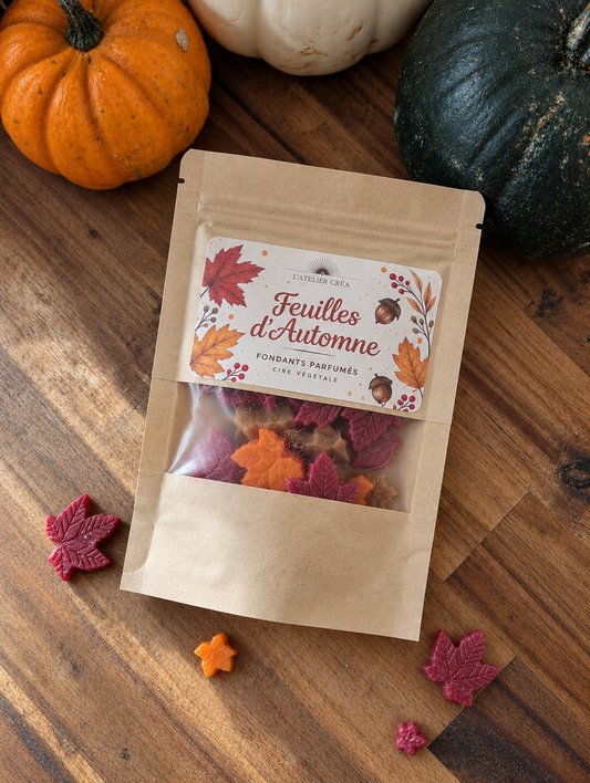 Sachet 30g - Feuilles d'automne au parfum Sirop d'érable