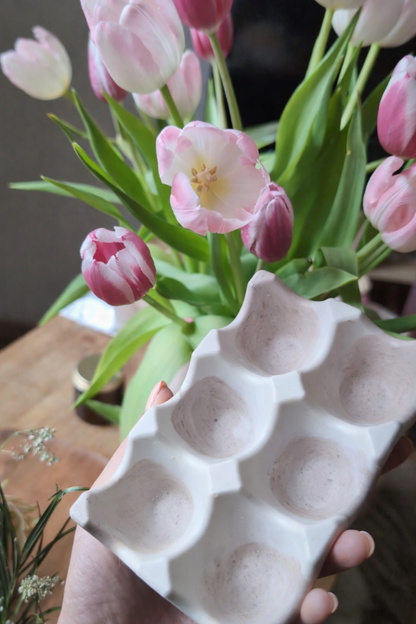 Plateau à oeufs en Jesmonite